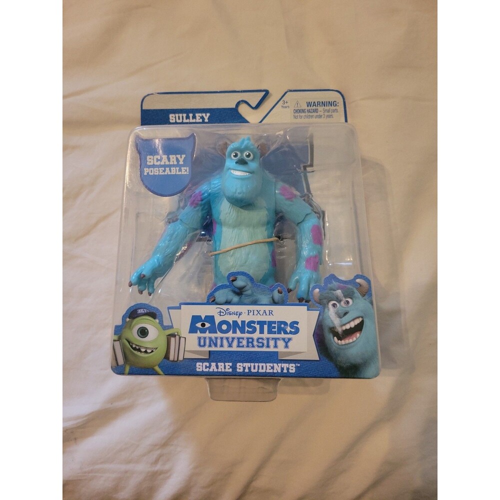 Sulley Scare Student Disney Monsters University Scary Poseable! NIP